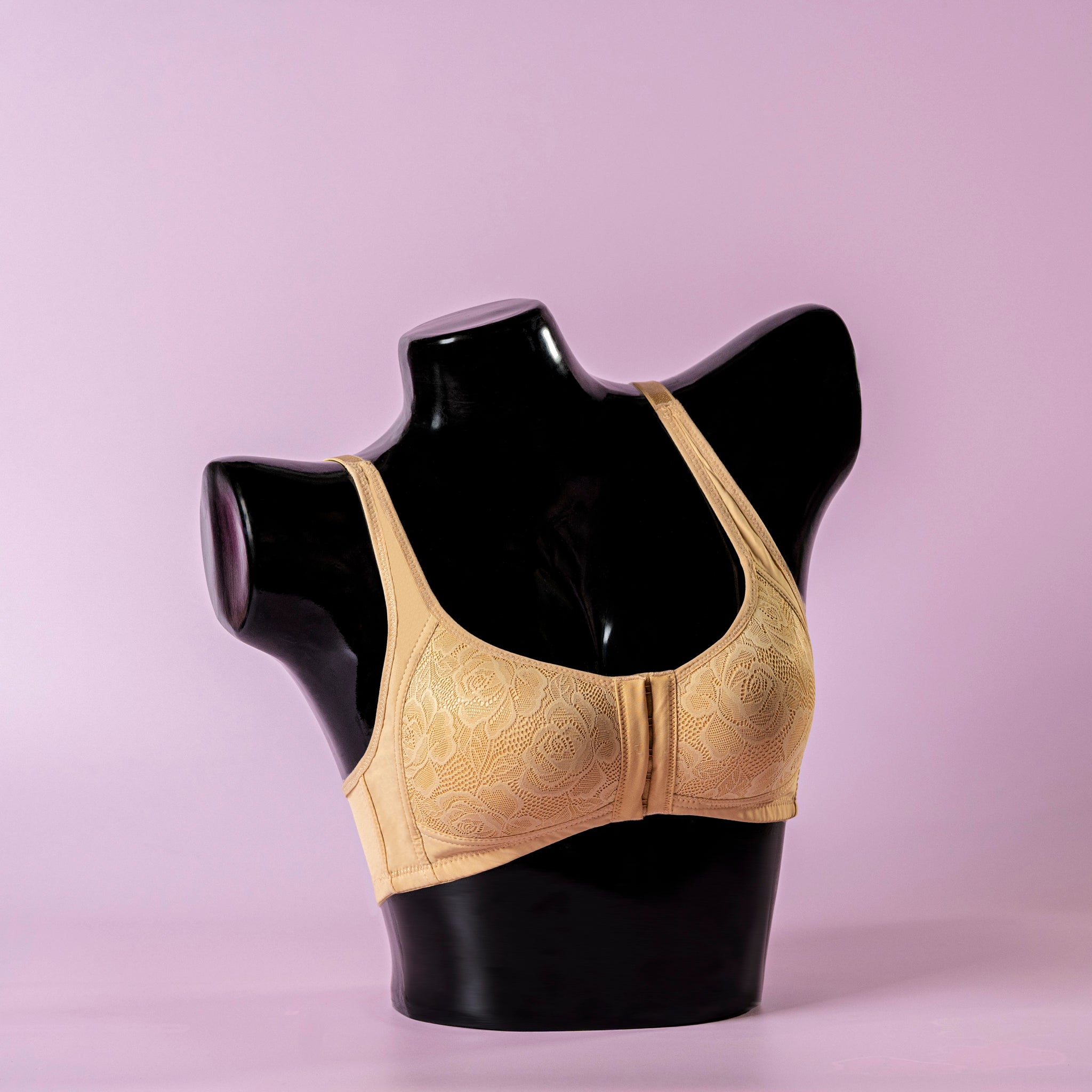 Non-Wired Front Closure Minimizer Bra - 1061