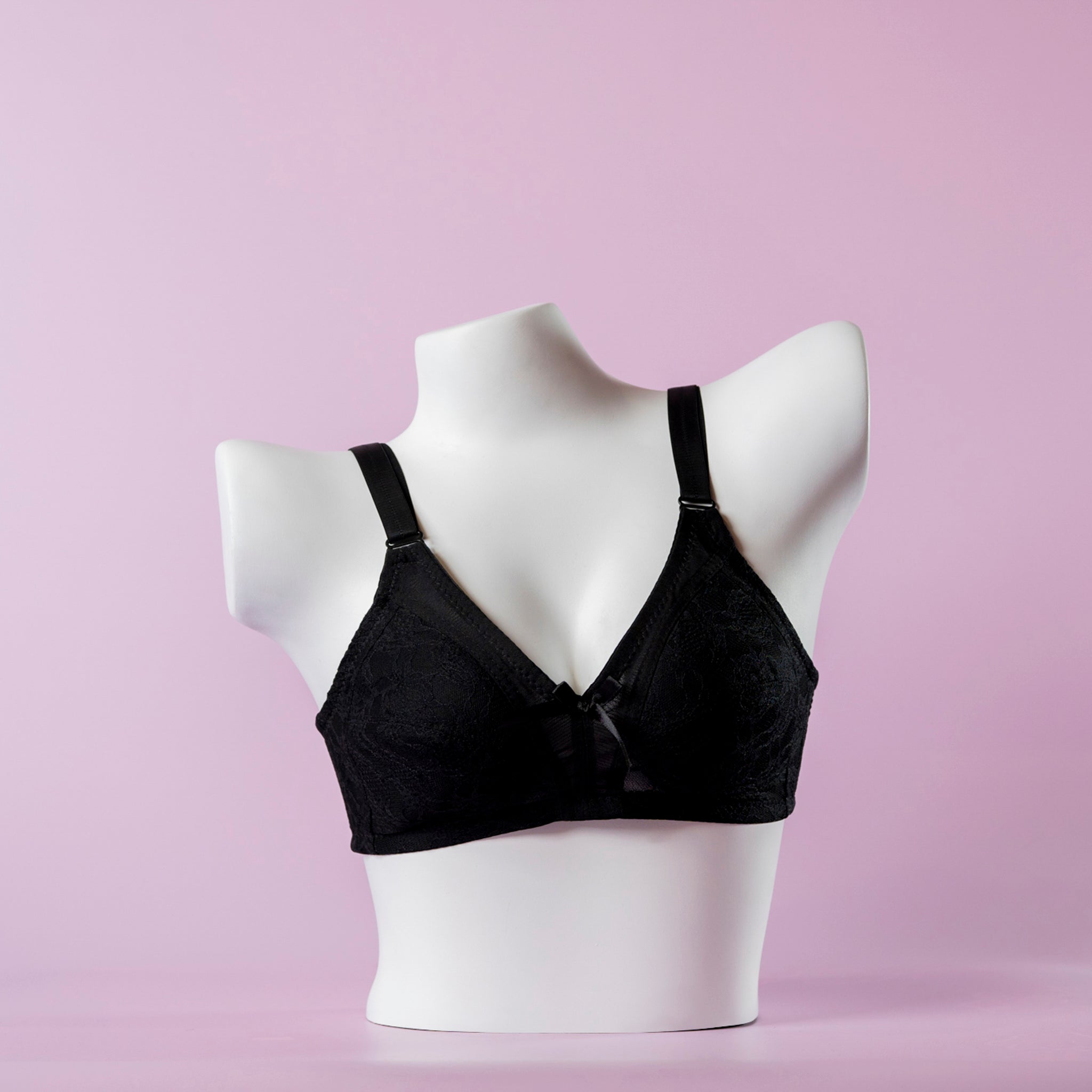 Non-Wired Foam Padded Bra - B010 (Cotton)