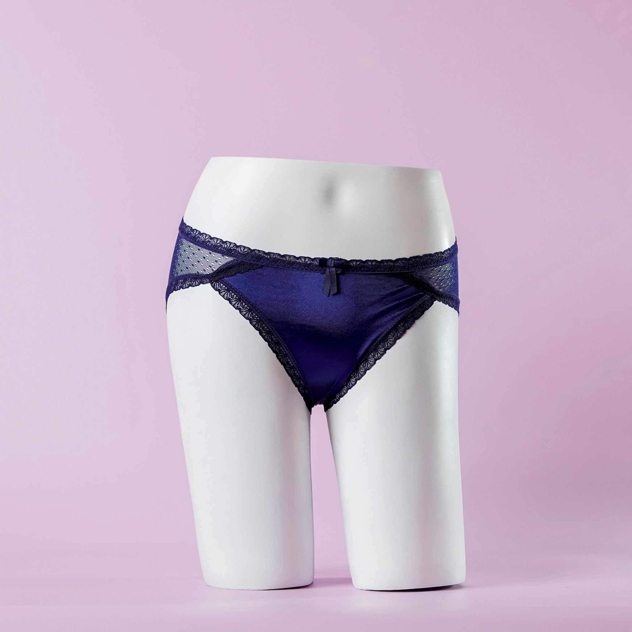 Fancy Bow Silk Panty