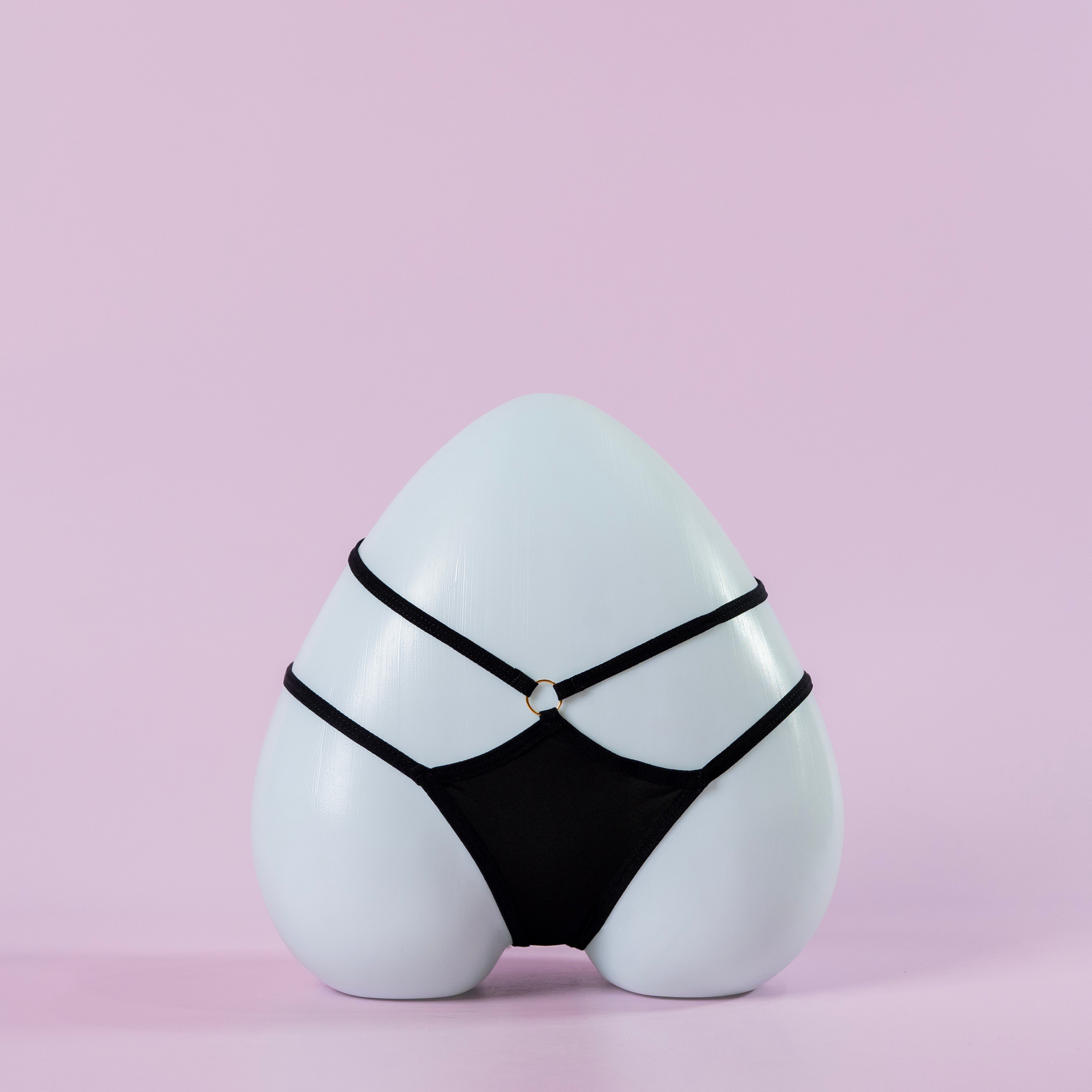 Silk Knitted Thong Panty - 3206