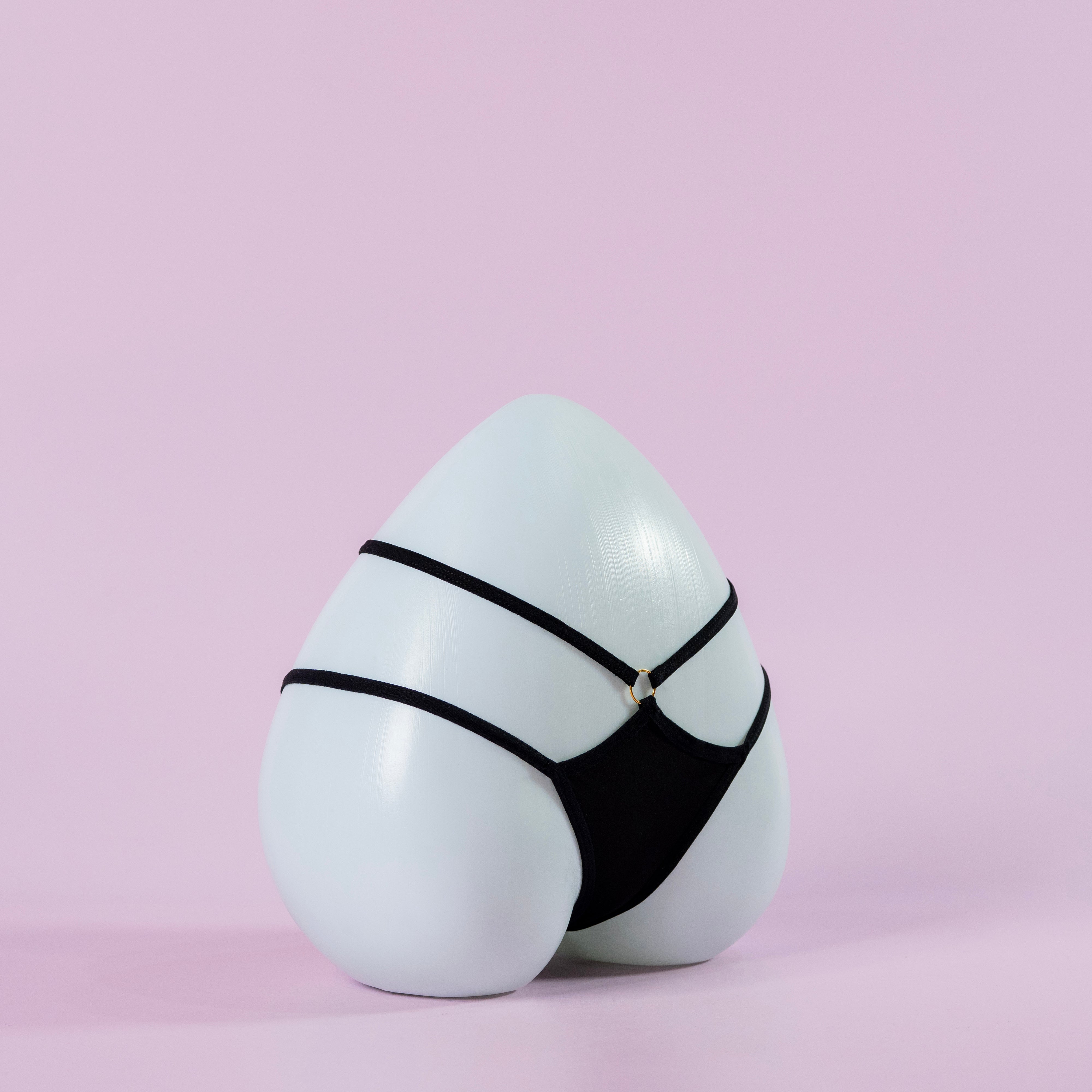 Silk Knitted Thong Panty - 3206