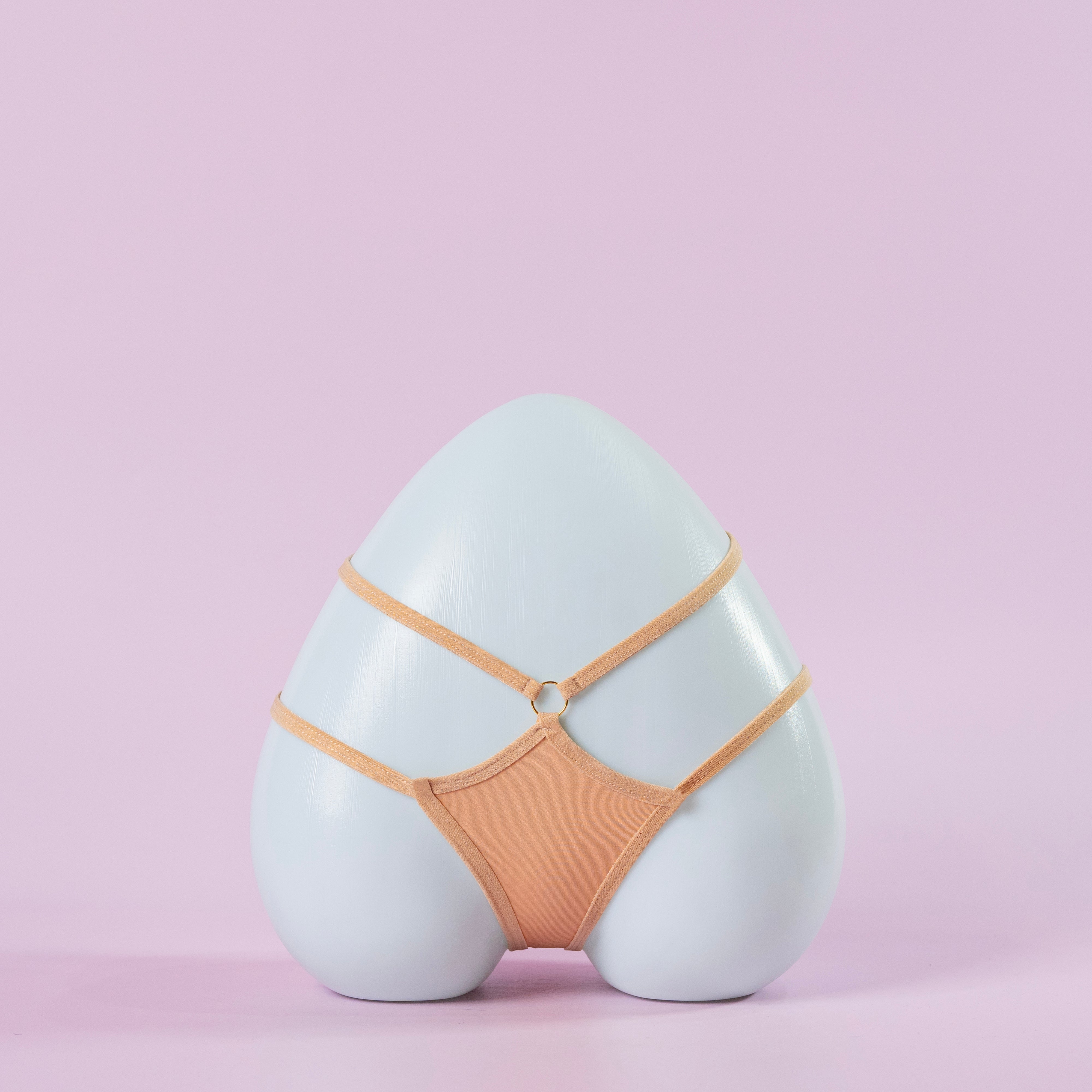 Silk Knitted Thong Panty - 3206