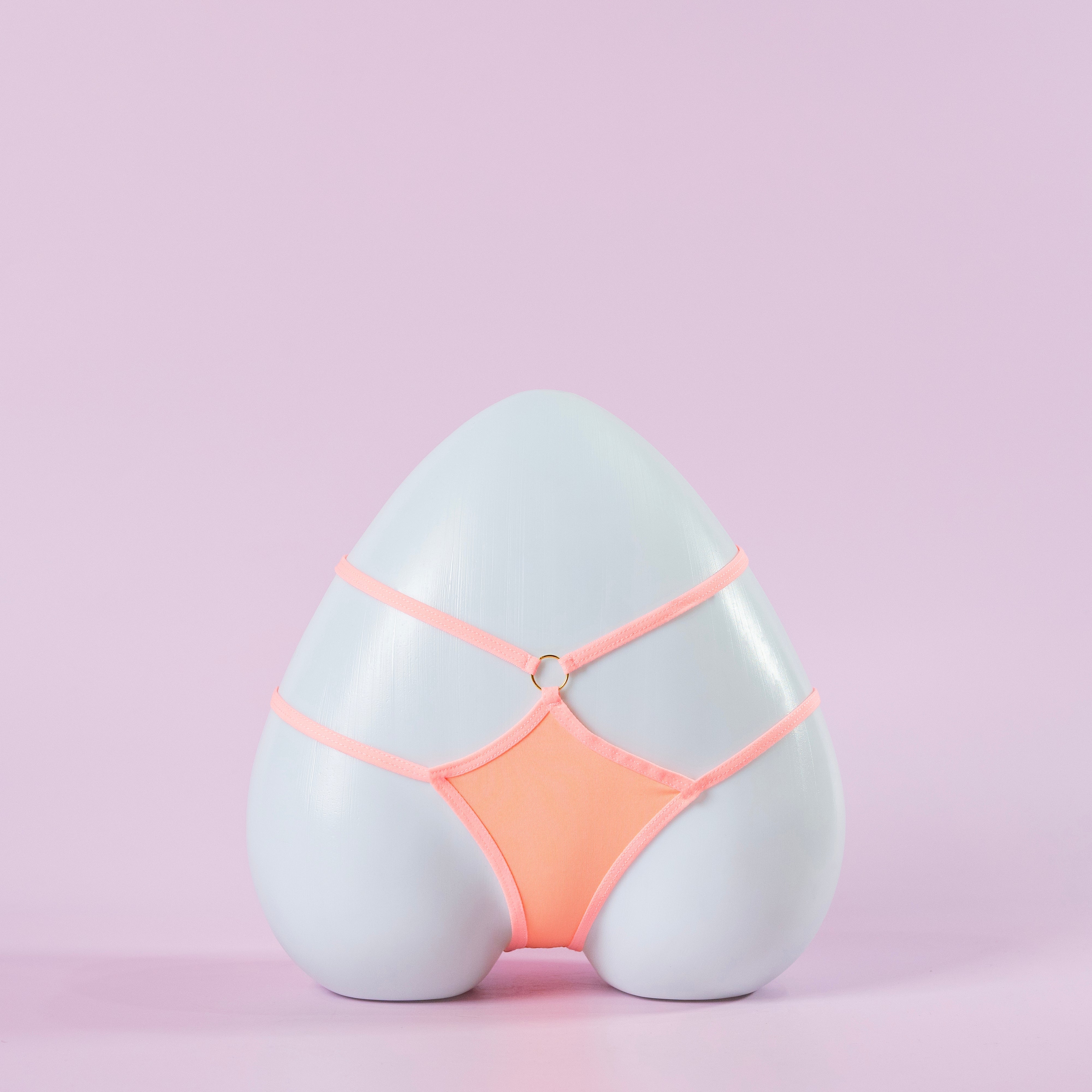 Silk Knitted Thong Panty - 3206