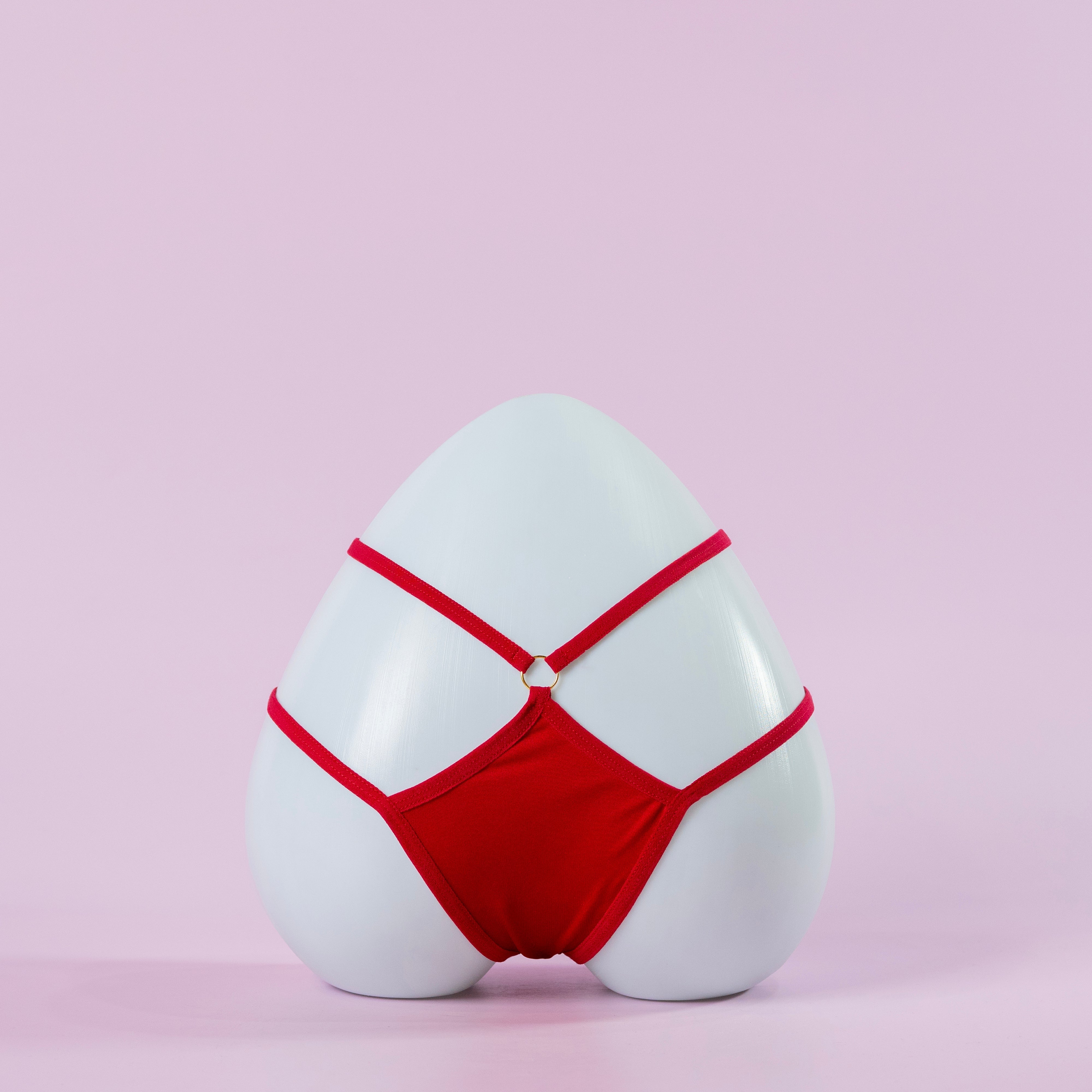 Silk Knitted Thong Panty - 3206