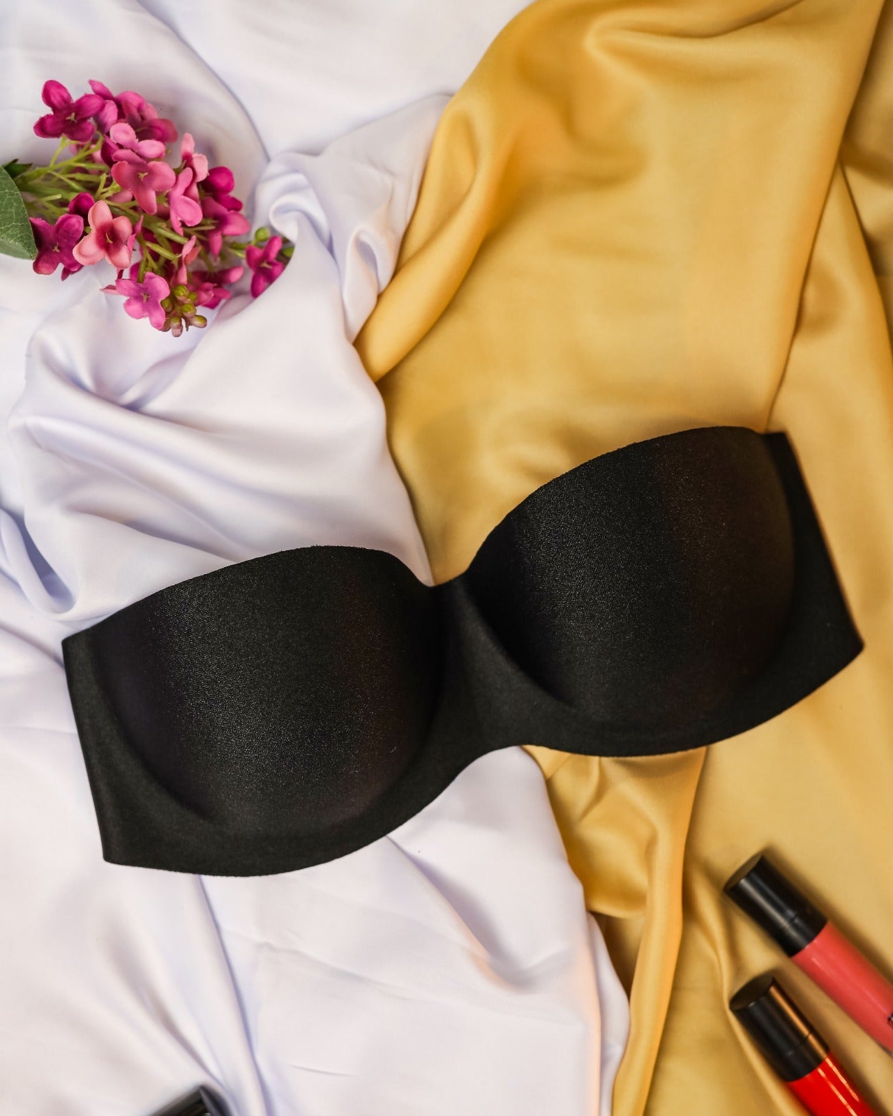 Push-Up Wired Bra with Transparent Straps - 221