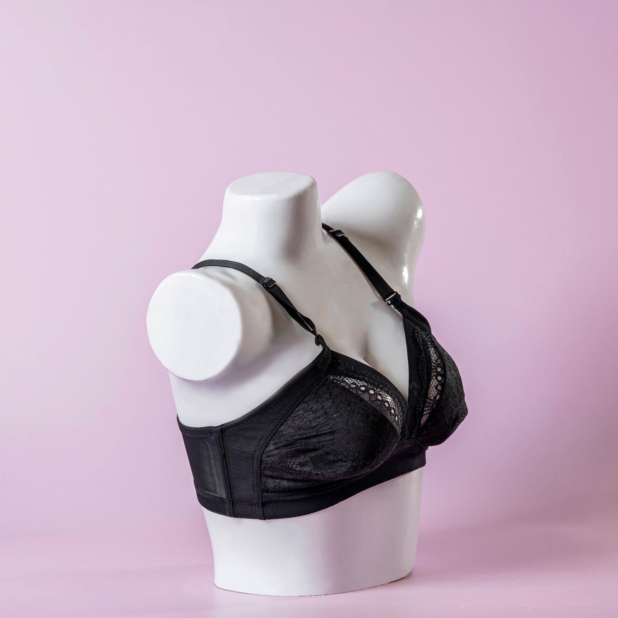 Non-Wired Foam Padded Bra - D322 (Net)