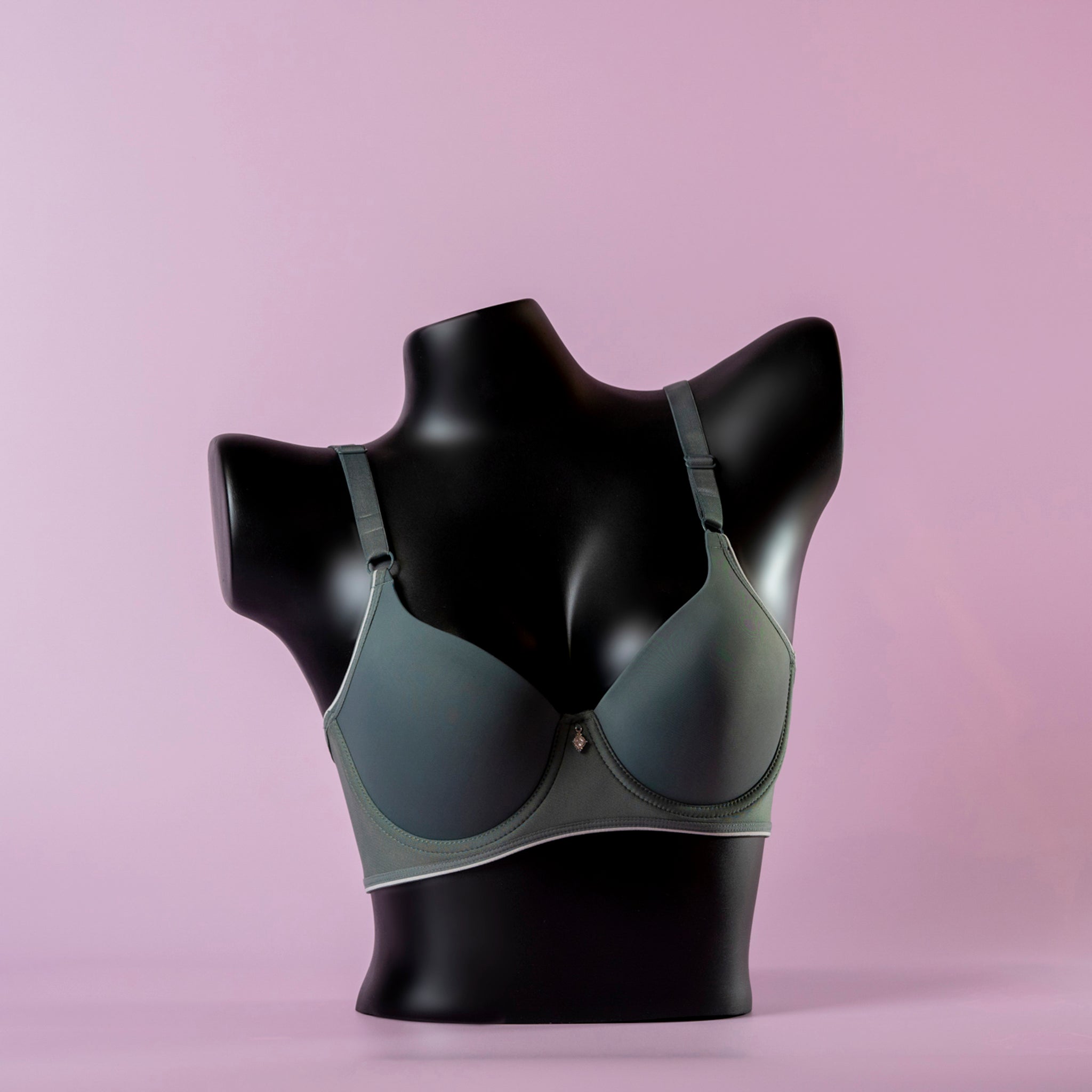 Deep Cup Single Pad Wired Minimizer Bra - 2472