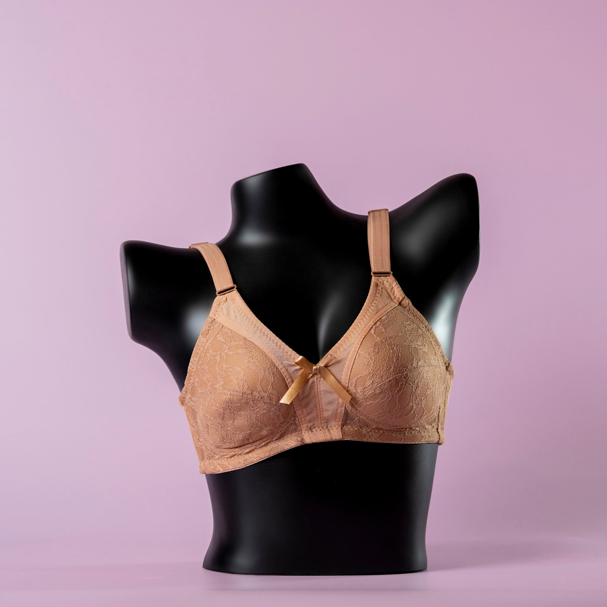 Non-Wired Foam Padded Bra - B010 (Cotton)