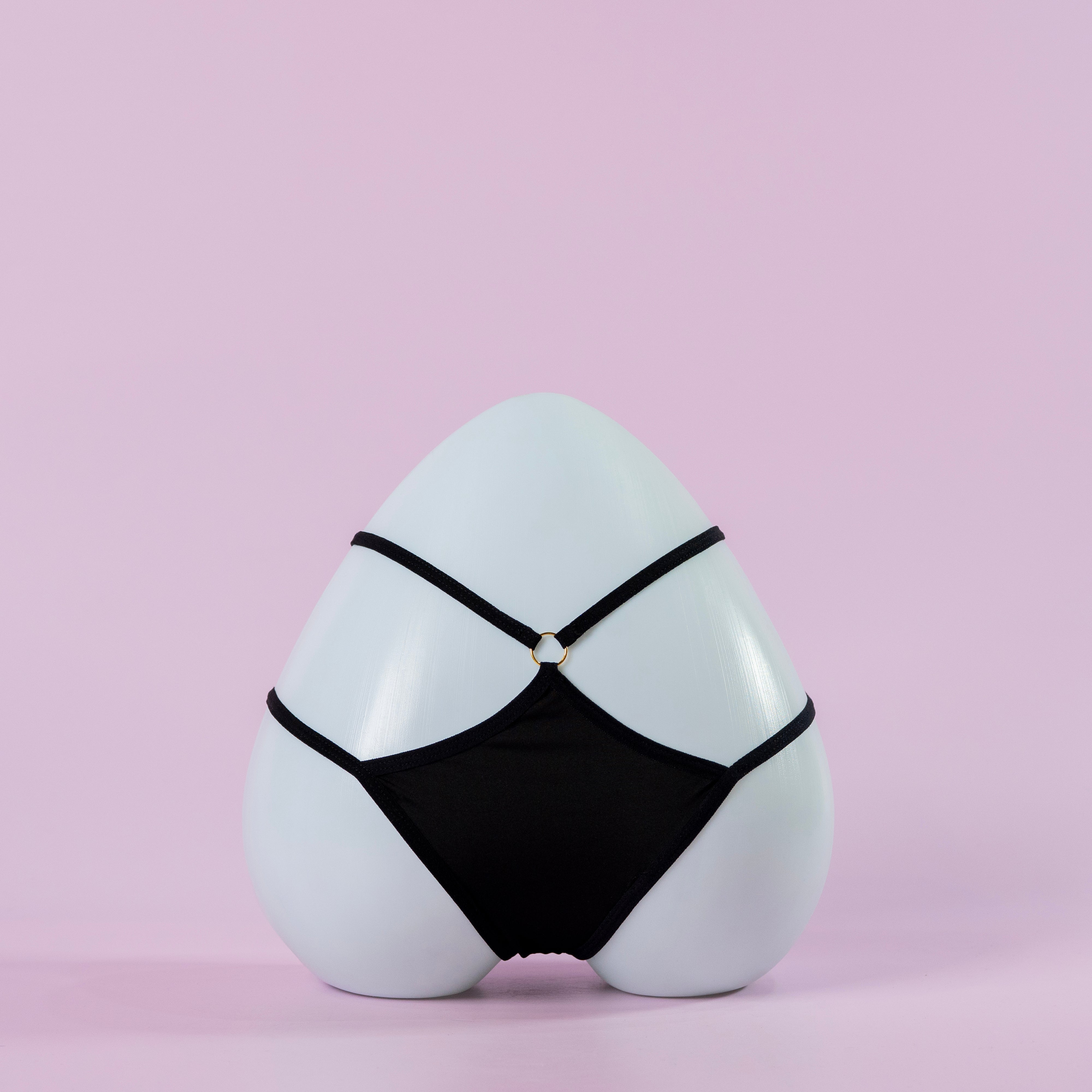 Silk Knitted Thong Panty - 3206