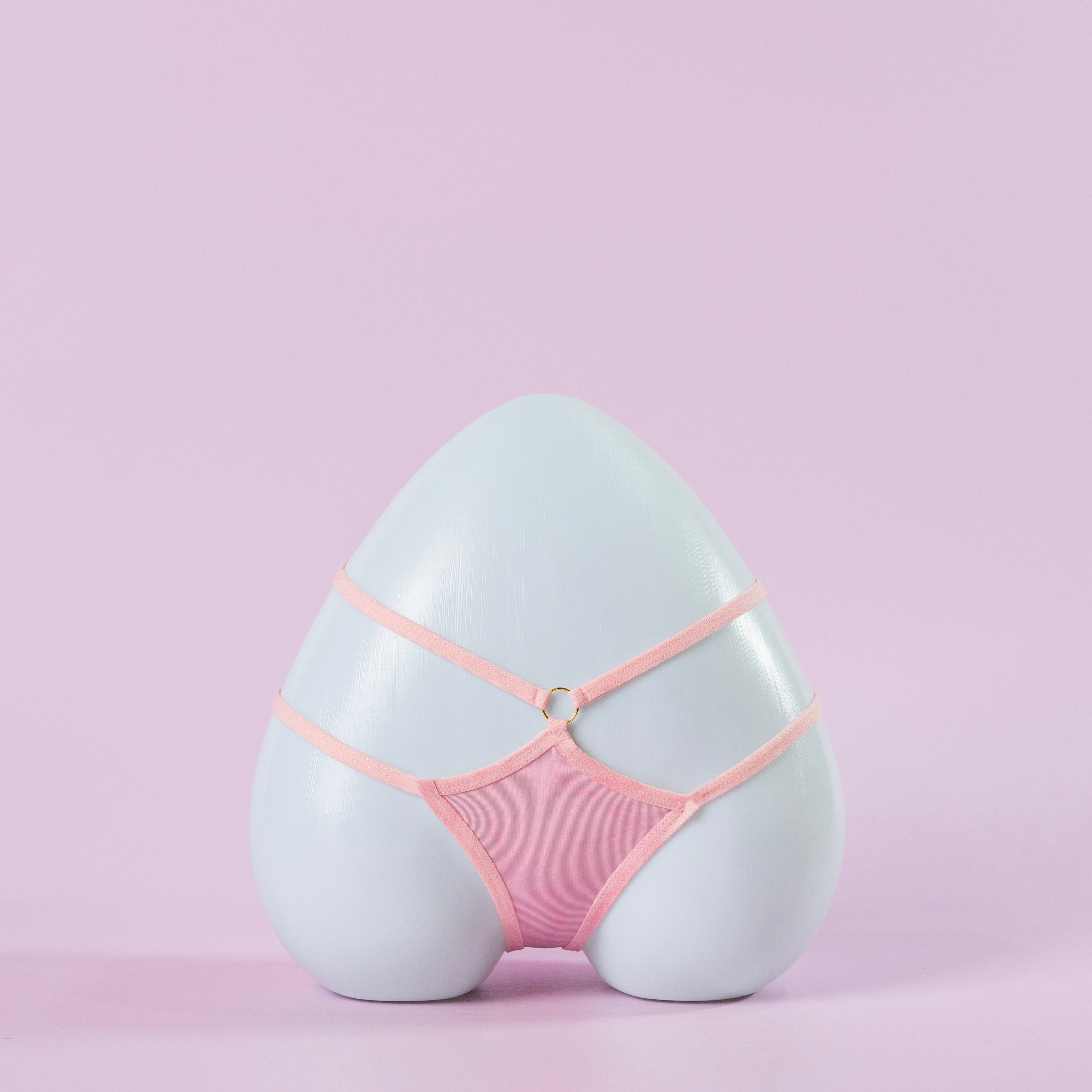 Silk Knitted Thong Panty - 3206