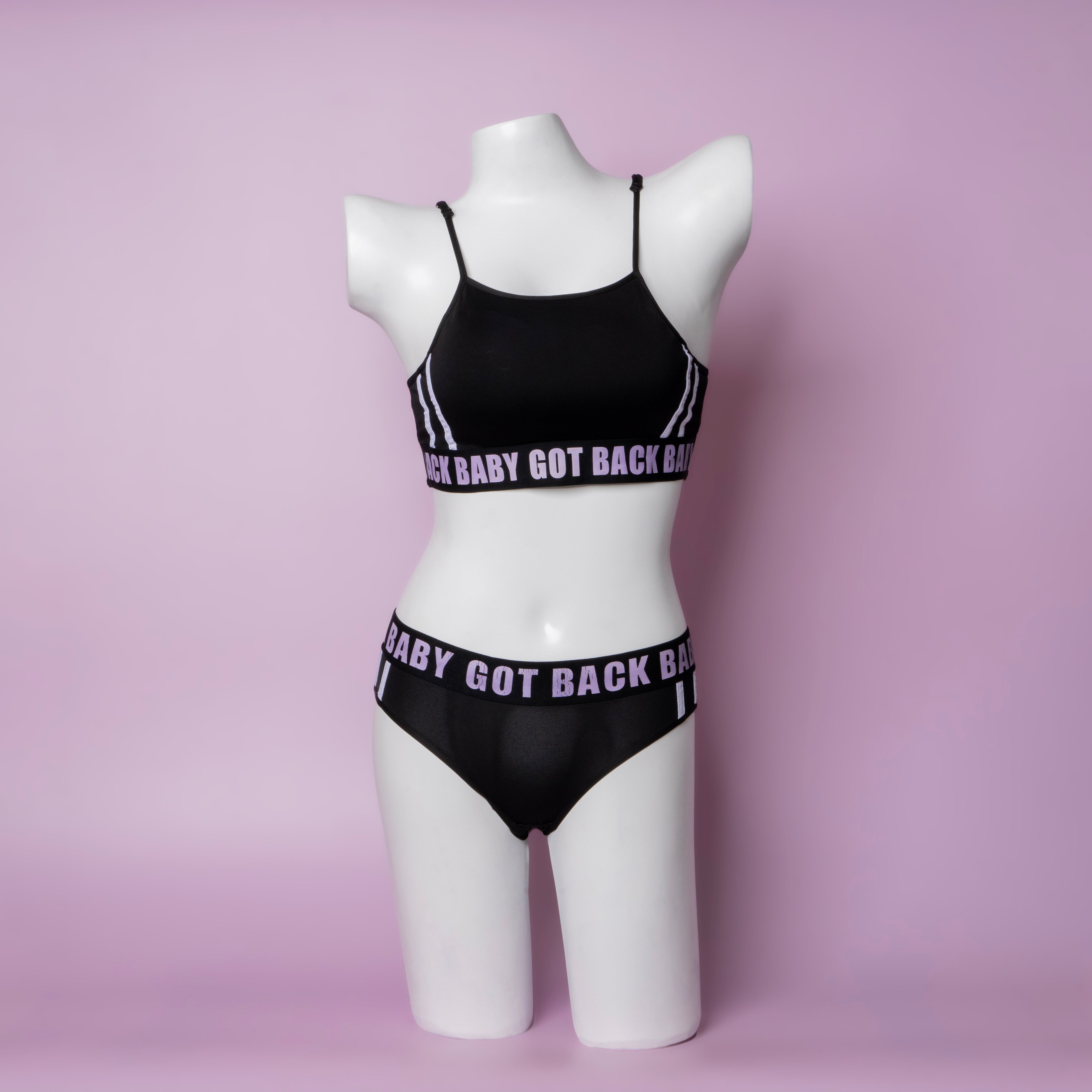 Removable Pad Sport Bra Set - 1991