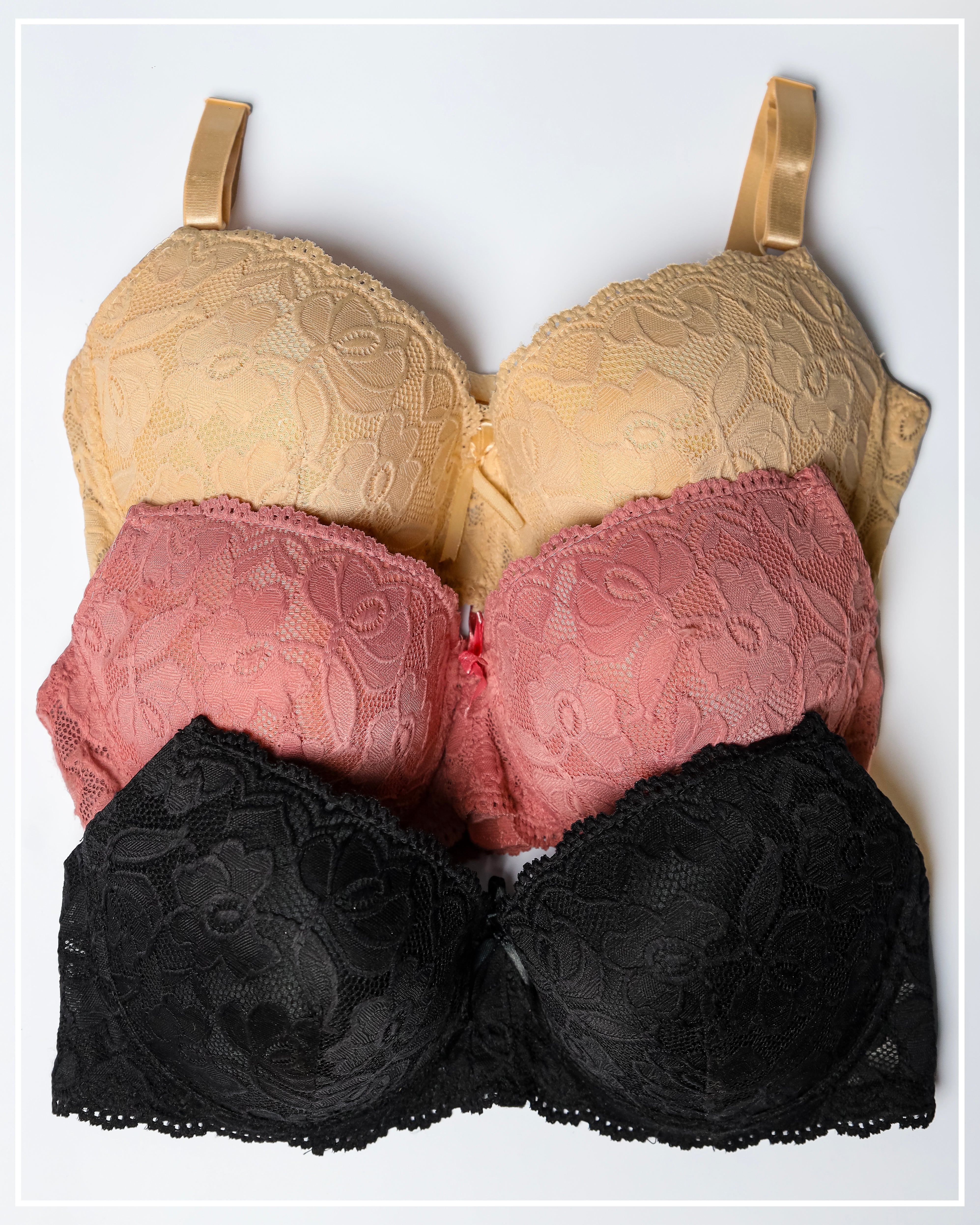 Light Padded Fancy Bra - 446